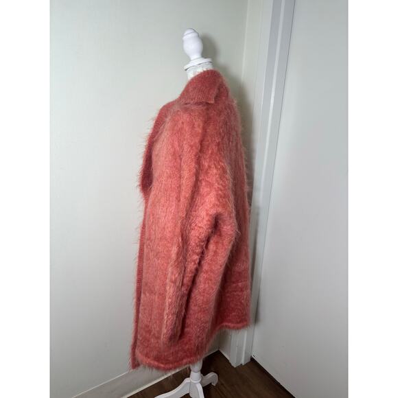 Scanlan Theodore Soft Orange/Pink Mohair Sweater Jacket Sz One Size - Picture 4 of 4